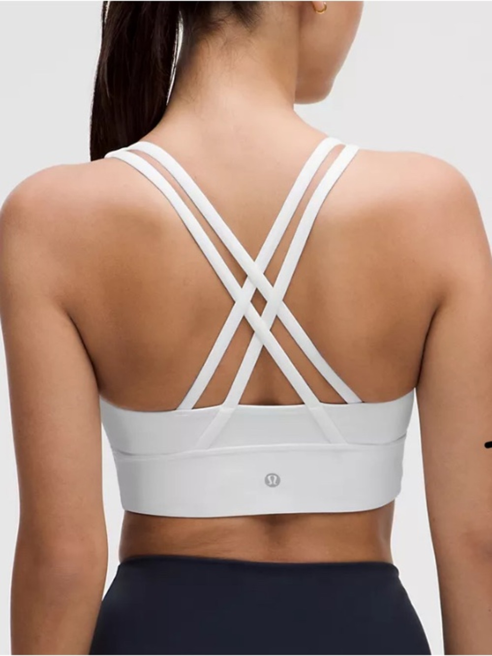 lululemon athletica Strappy Sports Bra in White